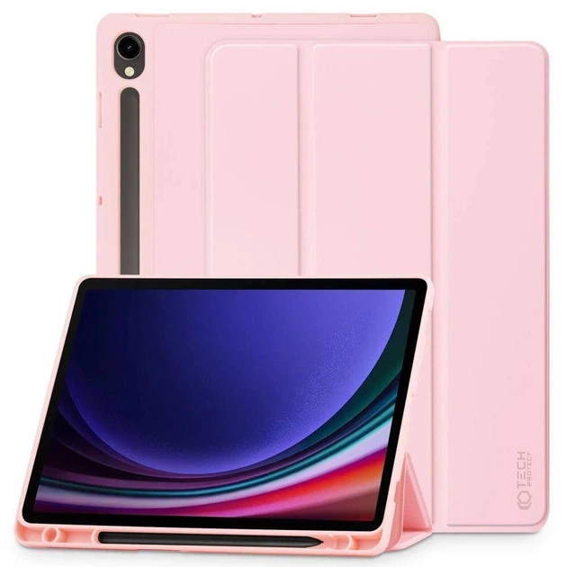 Чехол Tech-Protect SC Pen для Samsung Galaxy Tab S9 FE 10.9 X510 | X516B Pink (9319456607406) - Фото 1 Чехол Tech-Protect SC Pen для Samsung Galaxy Tab S9 FE 10.9 X510 | X516B Pink (9319456607406) - изображение 1