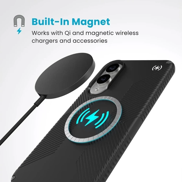 Чехол Speck Presidio2 Grip Magnet для Samsung Galaxy S25 Edge (S937) Black Slate Grey with MagSafe (150932-3205) - изображение 2