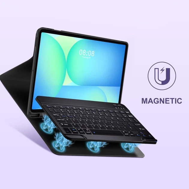 Чехол-клавиатура Tech-Protect SC Pen + Keyboard для Samsung Galaxy Tab S10 FE Plus (X626) Black (5906302368259) - изображение 7