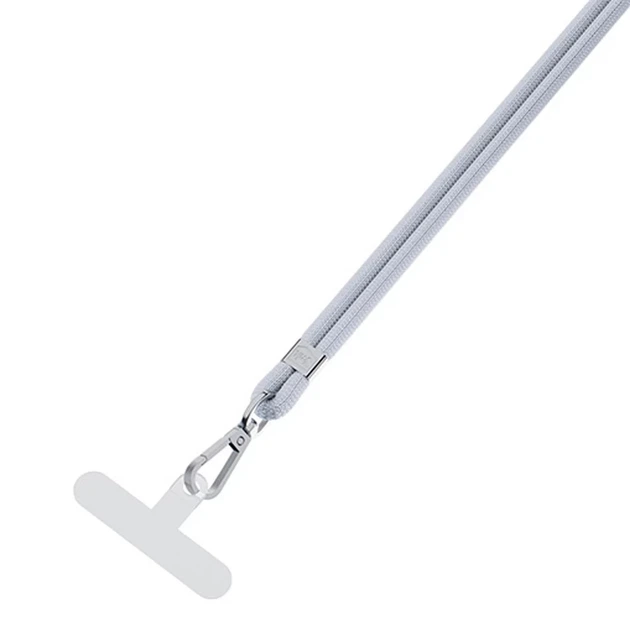 Универсальный шнурок 3mk EasyClip Grey with Silver Metal (5903108568647) - изображение 6