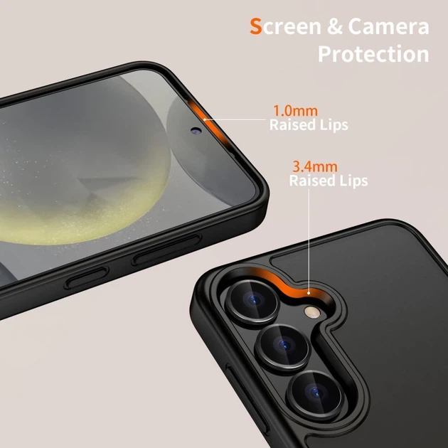Чехол Tech-Protect MagMat для Samsung Galaxy S25 FE (S731) Matte Black (5906302332793) - изображение 3