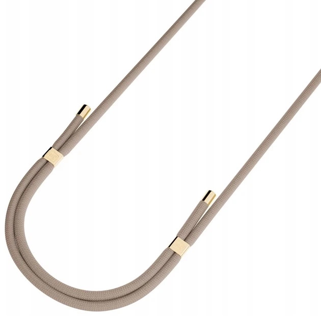 Универсальный шнурок 3mk EasyClip Elite Taupe with Gold Metal (5903108572606) - изображение 8