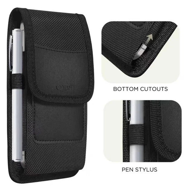 Универсальный чехол Tech-Protect Universal Phone Holster Pouch для телефону 5.8–6.8 inch Black (5906302332045) - изображение 2