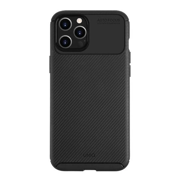 Чохол Uniq Hexa для iPhone 12 Pro Max Midnight Black (UNIQ-IP6.7HYB(2020)-HEXBLK) - Фото 1 Чохол Uniq Hexa для iPhone 12 Pro Max Midnight Black (UNIQ-IP6.7HYB(2020)-HEXBLK) - зображення 1