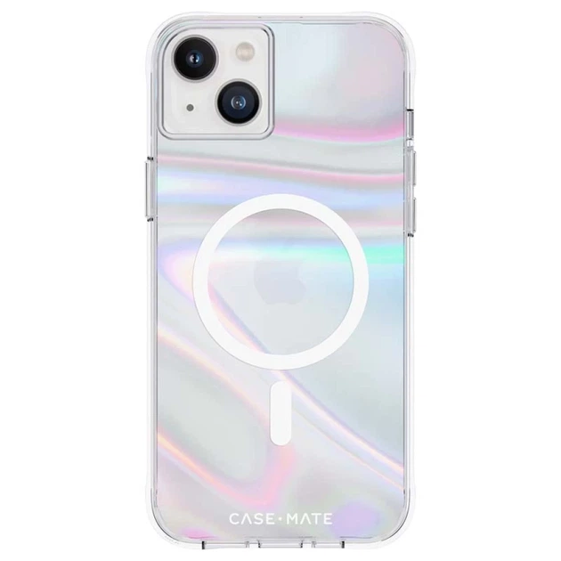 Чохол Case-Mate Soap Bubble для iPhone 14 Plus Iridescent with MagSafe (CM049256) - Фото 1 Чохол Case-Mate Soap Bubble для iPhone 14 Plus Iridescent with MagSafe (CM049256) - зображення 1