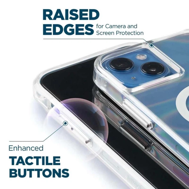 Чохол Case-Mate Soap Bubble для iPhone 14 Plus Iridescent with MagSafe (CM049256) - Фото 7 Чохол Case-Mate Soap Bubble для iPhone 14 Plus Iridescent with MagSafe (CM049256) - зображення 7