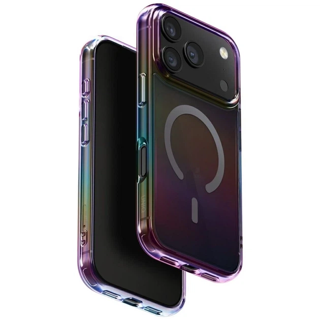 Чохол Uniq Iridescia для iPhone 17 Pro Midnight Quartz with MagSafe (UNIQ-IP6.3P(2025)-IRDMMQTZ) - Фото 1 Чохол Uniq Iridescia для iPhone 17 Pro Midnight Quartz with MagSafe (UNIQ-IP6.3P(2025)-IRDMMQTZ) - зображення 1