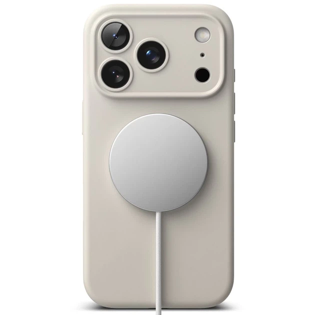 Чехол Ringke Silicone Magnetic для iPhone 17 Pro с MagSafe Stone (8800328811164) - изображение 5