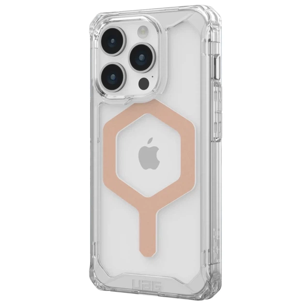 Чохол UAG Plyo для iPhone 15 Pro Ice Rose Gold with MagSafe (114286114348) - зображення 2