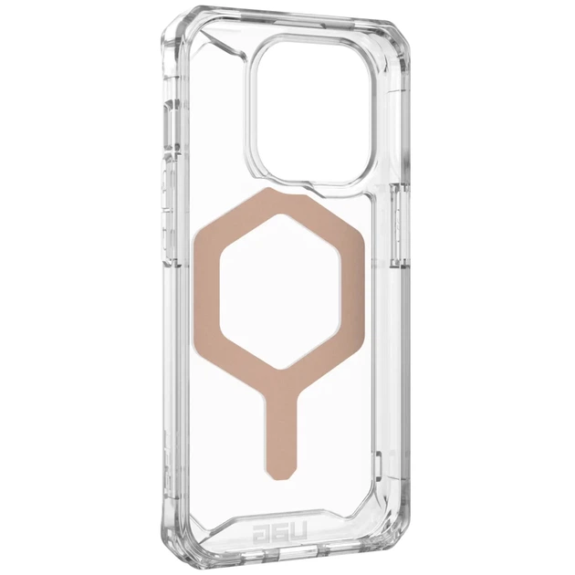 Чохол UAG Plyo для iPhone 15 Pro Ice Rose Gold with MagSafe (114286114348) - зображення 9