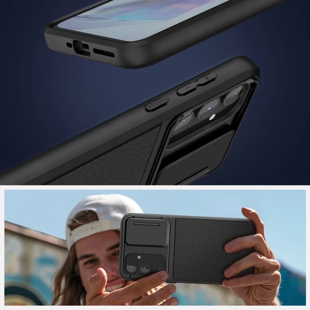 Чехол Tech-Protect Velar Cam+ для Samsung Galaxy A55 5G (A556) Black (5906302307807) - изображение 4