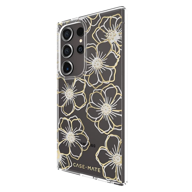 Чехол Case-Mate Floral Gems для Samsung Galaxy S24 Ultra (S928) Gold (CM053436) - Фото 3 Чехол Case-Mate Floral Gems для Samsung Galaxy S24 Ultra (S928) Gold (CM053436) - изображение 3