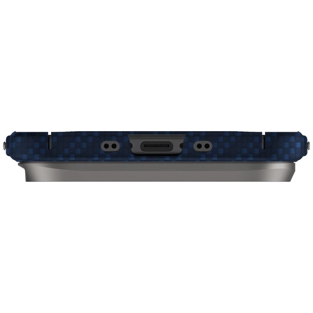 Чохол UNIQ Keva EDGE для iPhone 17 Air Blue with MagSafe (UNIQ-IP6.6(2025)-KEVAEDMTBLU) - зображення 4