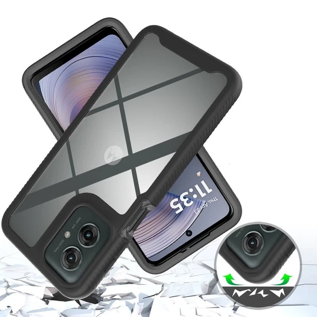 Чехол Tech-Protect Defense360 для Motorola Moto G15 | G15 Power | G05 | E15 Black (5906302361779) - Фото 4 Чехол Tech-Protect Defense360 для Motorola Moto G15 | G15 Power | G05 | E15 Black (5906302361779) - изображение 4