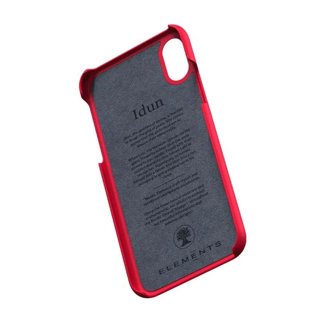 Чехол Nordic Elements Saeson Idun для iPhone XS | X Red (E20252) - Фото 3 Чехол Nordic Elements Saeson Idun для iPhone XS | X Red (E20252) - изображение 3