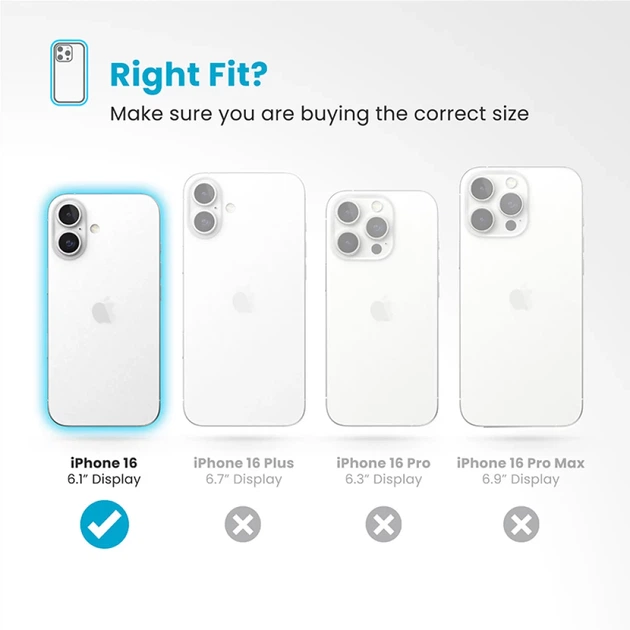 Чохол Speck Presidio2 Grip ClickLock для iPhone 16 Coastal Blue Dust Grey with MagSafe (150689-3206) - зображення 7