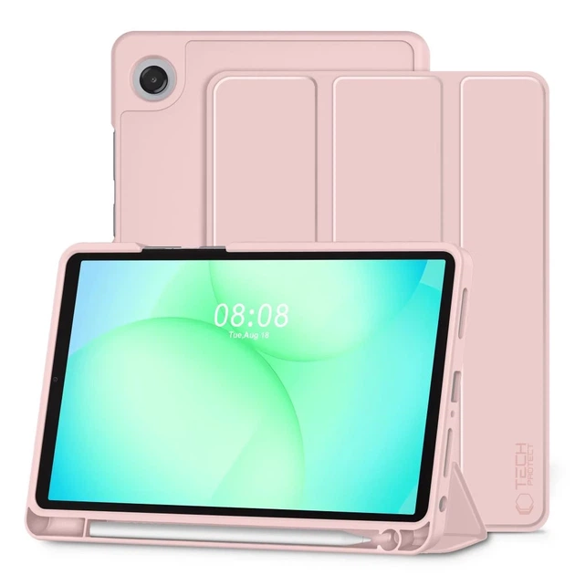 Чехол Tech-Protect SC Pen для Samsung Galaxy Tab A11 Plus | A9 Plus 11.0 Pink (5906302335145) - Фото 1 Чехол Tech-Protect SC Pen для Samsung Galaxy Tab A11 Plus | A9 Plus 11.0 Pink (5906302335145) - изображение 1