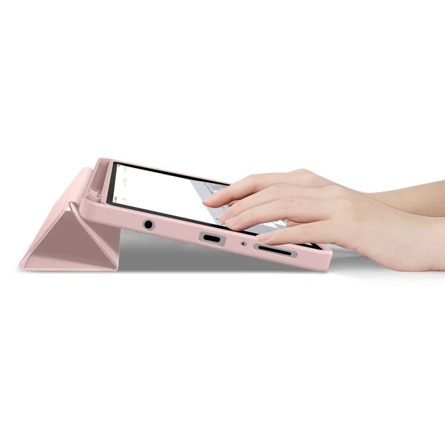 Чехол Tech-Protect SC Pen для Samsung Galaxy Tab A11 Plus | A9 Plus 11.0 Pink (5906302335145) - Фото 6 Чехол Tech-Protect SC Pen для Samsung Galaxy Tab A11 Plus | A9 Plus 11.0 Pink (5906302335145) - изображение 6