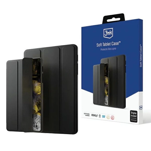 Чехол-книжка 3mk Soft Tablet Case для Samsung Galaxy Tab A9 Plus 11.0 (X210 | X216) Black (5903108543422) - Фото 1 Чехол-книжка 3mk Soft Tablet Case для Samsung Galaxy Tab A9 Plus 11.0 (X210 | X216) Black (5903108543422) - изображение 1