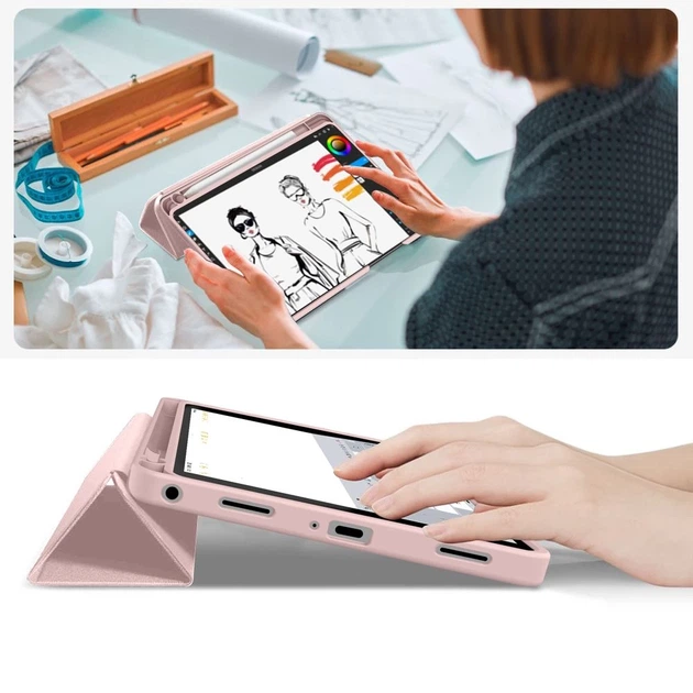 Чехол Tech-Protect SC Pen для Samsung Galaxy Tab A11 Plus | A9 Plus 11.0 Pink (5906302335145) - Фото 8 Чехол Tech-Protect SC Pen для Samsung Galaxy Tab A11 Plus | A9 Plus 11.0 Pink (5906302335145) - изображение 8