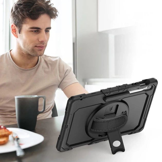 Чехол Tech-Protect Solid360 для Samsung Galaxy Tab S10 FE Plus (X626) Black (5906302368235) - Фото 6 Чехол Tech-Protect Solid360 для Samsung Galaxy Tab S10 FE Plus (X626) Black (5906302368235) - изображение 6