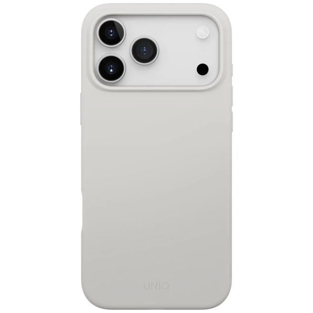 Чохол Uniq Lino для iPhone 17 Pro Max Light Gray with MagSafe (UNIQ-IP6.9P(2025)-LINOMMGRY) - зображення 2