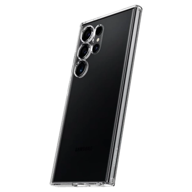 Чехол Spigen Liquid Crystal для Samsung Galaxy S24 Ultra (S928) Crystal Clear (ACS07283) - Фото 8 Чехол Spigen Liquid Crystal для Samsung Galaxy S24 Ultra (S928) Crystal Clear (ACS07283) - изображение 8