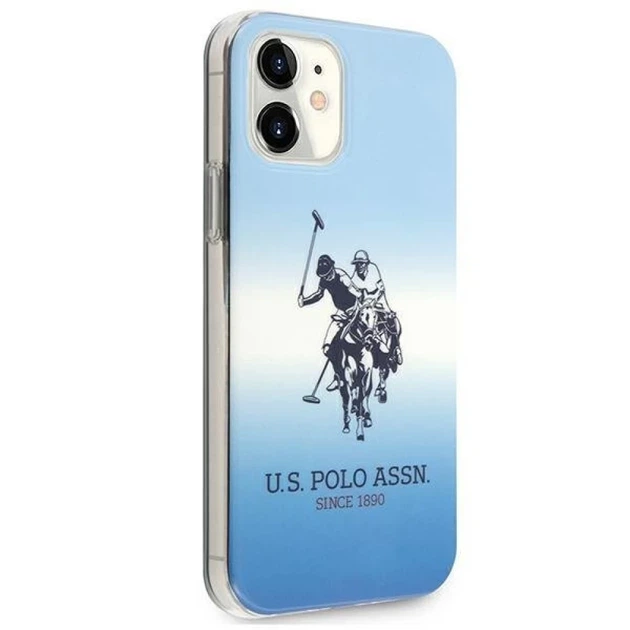 Чохол U.S. Polo Assn Gradient Collection для iPhone 12 mini Blue (USHCP12SPCDGBL) - зображення 4