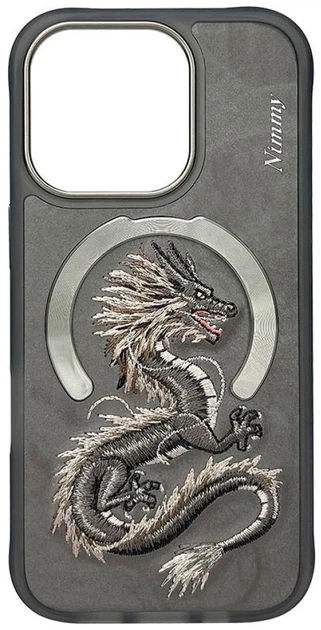 Панель Nimmy Dragon MagSafe для iPhone 16 Pro Max Grey (6971080319716) - зображення 2