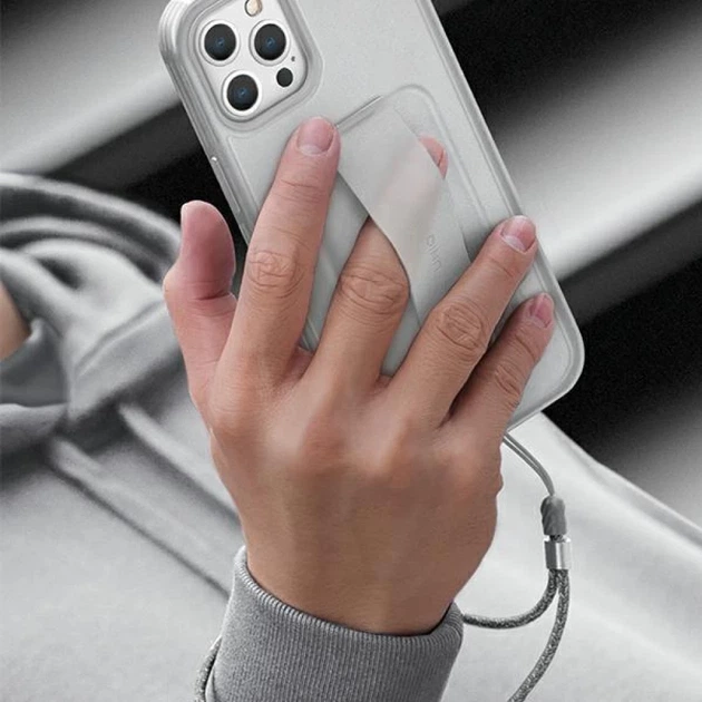 Чохол Uniq Heldro для iPhone 12 Pro Max Natural Frost Antimicrobial (UNIQ-IP6.7HYB(2020)-HELFRO) - зображення 5