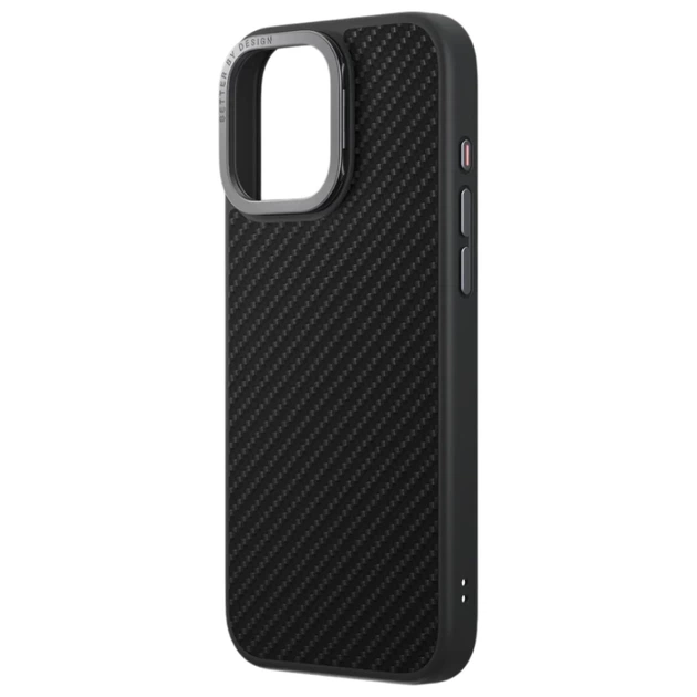 Чохол UNIQ Keva Max для iPhone 16 Pro Max Carbon Black with MagSafe (UNIQ-IP6.9P(2024)-KEVMMBLK) - зображення 4
