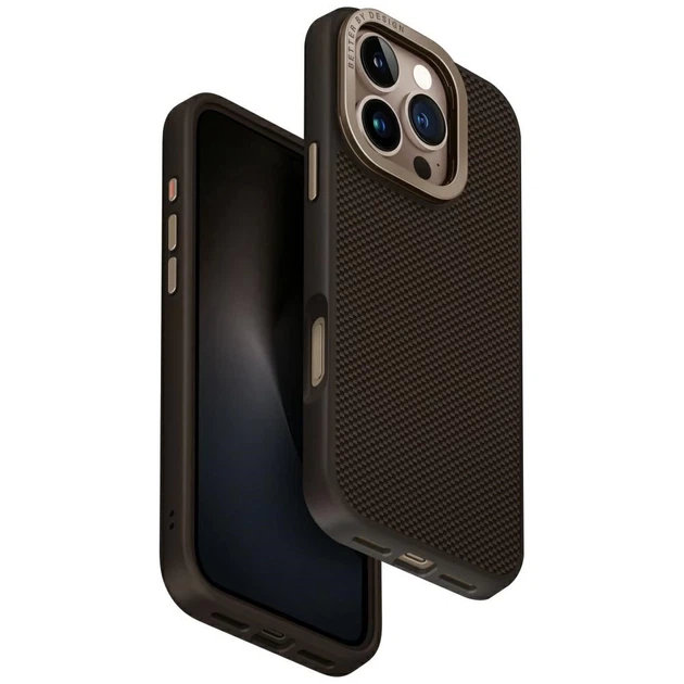 Чохол UNIQ Keva Max для iPhone 16 Pro Umber Brown with MagSafe (UNIQ-IP6.3P(2024)-KEVMMBWN) - Фото 1 Чохол UNIQ Keva Max для iPhone 16 Pro Umber Brown with MagSafe (UNIQ-IP6.3P(2024)-KEVMMBWN) - зображення 1