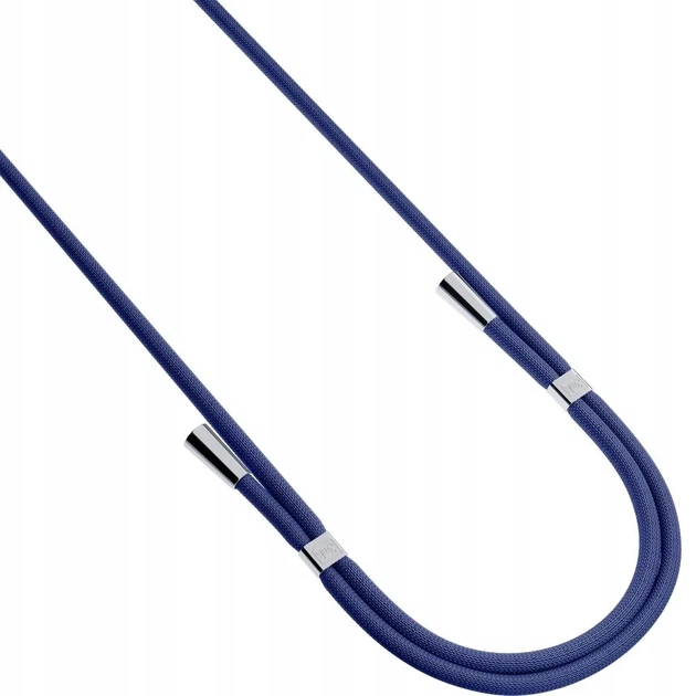 Универсальный шнурок 3mk EasyClip Dark Blue with Silver Metal (5903108568616) - изображение 12