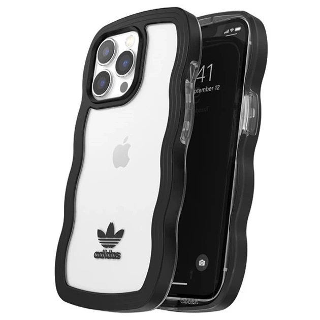 Чохол Adidas OR Wavy Case для iPhone 13 | 13 Pro Black Transparent (51900) - зображення 2