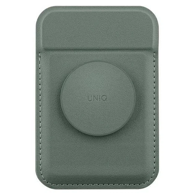 Магнітний гаманець UNIQ Flixa Lichen Green with MagSafe (UNIQ-FLIXA-LICHENGREEN) - зображення 2