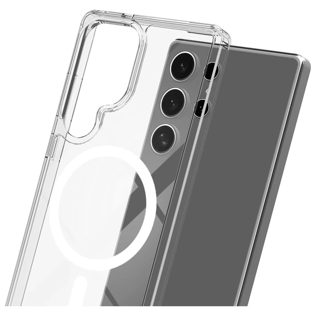 Чехол 3mk Armor MagCase для Samsung Galaxy S25 Ultra (S938) Clear with MagSafe (5903108658645) - изображение 4
