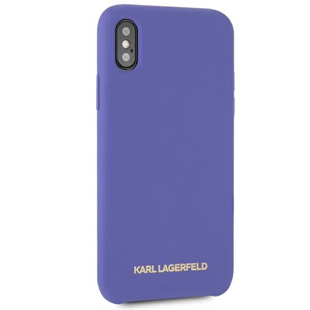 Чохол Karl Lagerfeld Silicone для iPhone X | XS Violet (KLHCPXSLVOG) - Фото 5 Чохол Karl Lagerfeld Silicone для iPhone X | XS Violet (KLHCPXSLVOG) - зображення 5