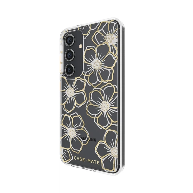 Чехол Case-Mate Floral Gems для Samsung Galaxy S24 (S921) Gold (CM053432) - изображение 2