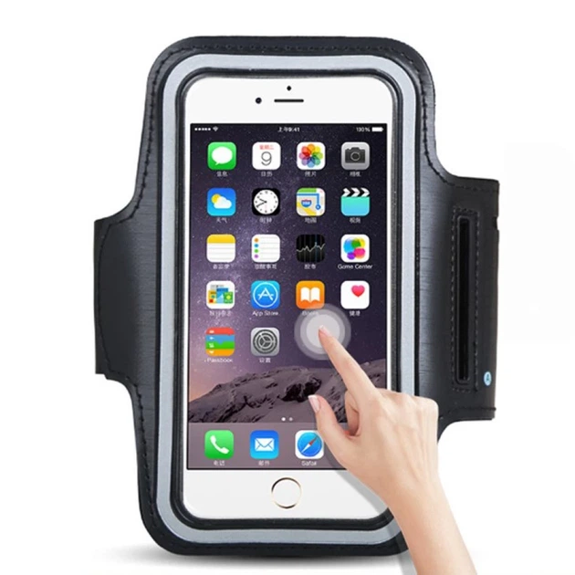 Чохол HRT на руку Universal Running Armband 6" Black (7426825349774) - зображення 3
