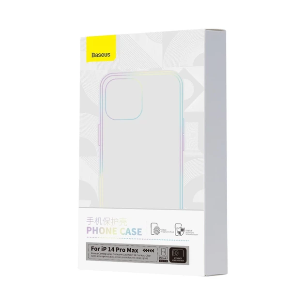 Чохол Baseus Corning Case with Transparent Glass для iPhone 14 Pro Max Transparent (P60112202201-03) - зображення 5
