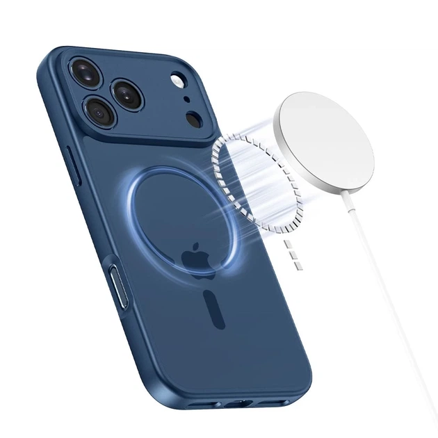 Чехол Tech-Protect BasicMag для iPhone 17 Pro Matte Deep Blue with MagSafe (5906302334803) - Фото 3 Чехол Tech-Protect BasicMag для iPhone 17 Pro Matte Deep Blue with MagSafe (5906302334803) - изображение 3