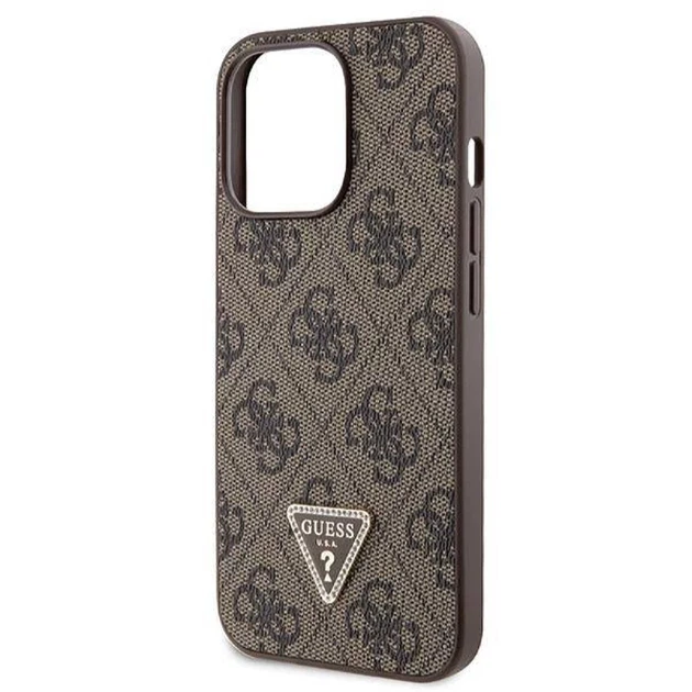 Чохол Guess Crossbody 4G Metal Logo для iPhone 13 Pro Brown (GUHCP13LP4TDSCPW) - зображення 5