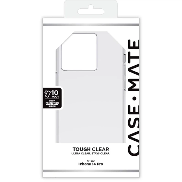 Чехол Case-Mate Tough Clear для iPhone 14 Pro Clear (CM049214) - Фото 5 Чехол Case-Mate Tough Clear для iPhone 14 Pro Clear (CM049214) - изображение 5