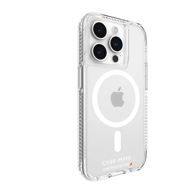 Чехол Case-Mate Ultra Tough D3O Clear для iPhone 15 Pro Clear with MagSafe (CM051486) - Фото 2 Чехол Case-Mate Ultra Tough D3O Clear для iPhone 15 Pro Clear with MagSafe (CM051486) - изображение 2