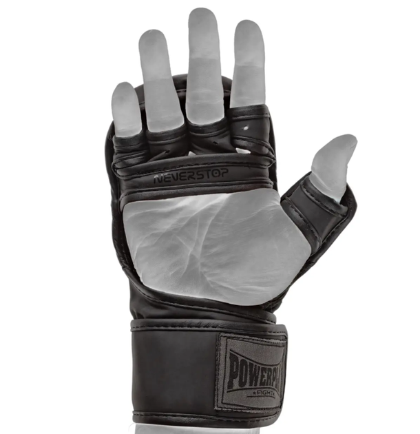 Перчатки MMA PowerPlay PP_3033 Ultra Matt 100% FLEX PU черный size XL - изображение 2