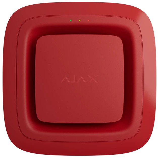 Извещатель пожарный звуковой Ajax EN54 FireProtect (Sounder) Red - Фото 1 Извещатель пожарный звуковой Ajax EN54 FireProtect (Sounder) Red - изображение 1