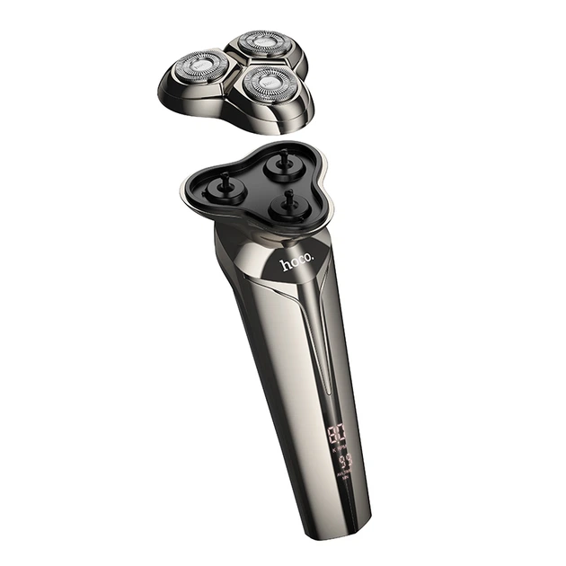 Електробритва HOCO HP39 600 mAh. Three-head shaver Metal Gray (6942007667463) - Фото 3 Електробритва HOCO HP39 600 mAh. Three-head shaver Metal Gray (6942007667463) - изображение 3