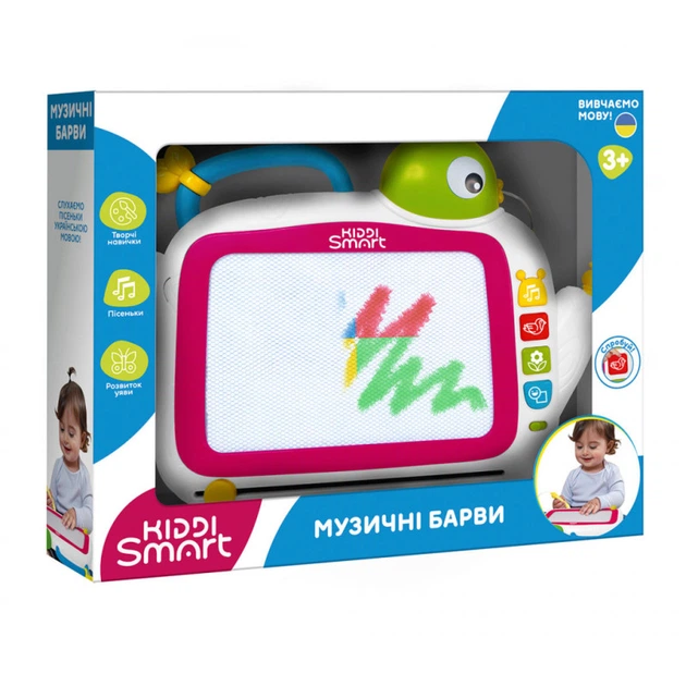 Развивающая игрушка Kiddi Smart Магнитная доска-Музыкальные краски (DM909-UA) (344032) - изображение 2