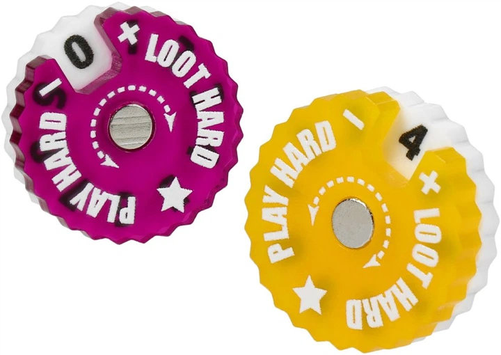 Трекери для ігор магнітні Epic Loot Box Tracker 20 мм від 0 до 9 (WT-2009C9) (5907086563847) - зображення 8