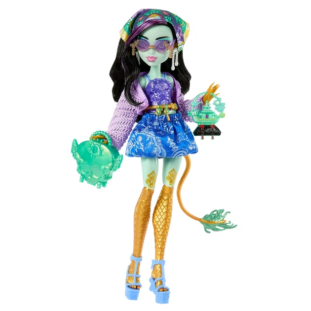 Кукла Monster High Кошмарные каникулы Страхо-секреты Джинифаер (JDR52) - Фото 1 Кукла Monster High Кошмарные каникулы Страхо-секреты Джинифаер (JDR52) - изображение 1